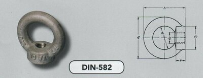 m  8 oogmoeren staal TZN-iso pass. (582-C15(1971-04) VPE:50)